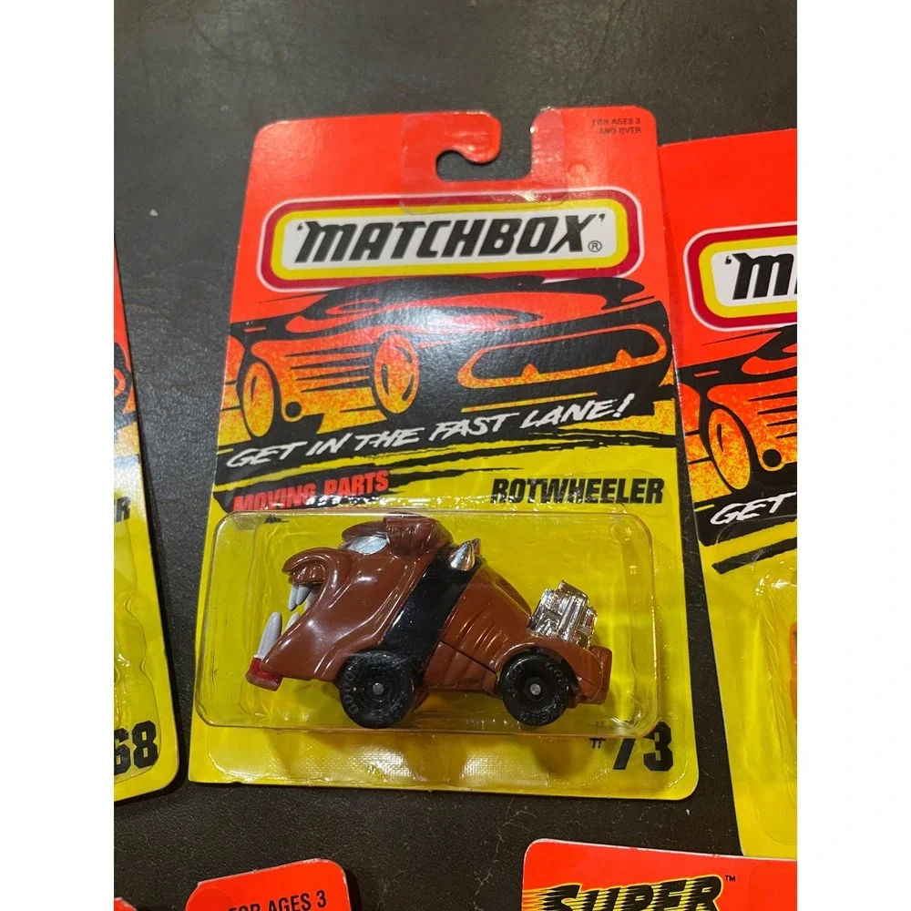 Vintage Matchbox Get In The Fast Lane Diecast Cars Lot of 5 Rhino Rod Stinger